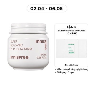 INNISFREE - Mặt Nạ Đất Sét innisfree Super Volcanic Pore Clay Mask 100ml