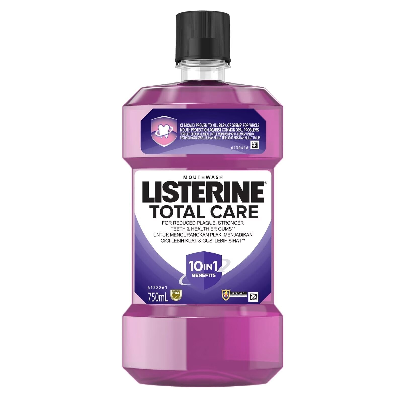 Nước Súc Miệng Listerine Total Care Mouthwash 750ml