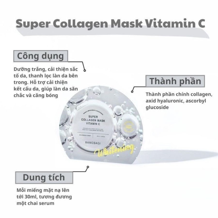 Mặt Nạ Banobagi Super Collagen Mask Vitamin C 30g