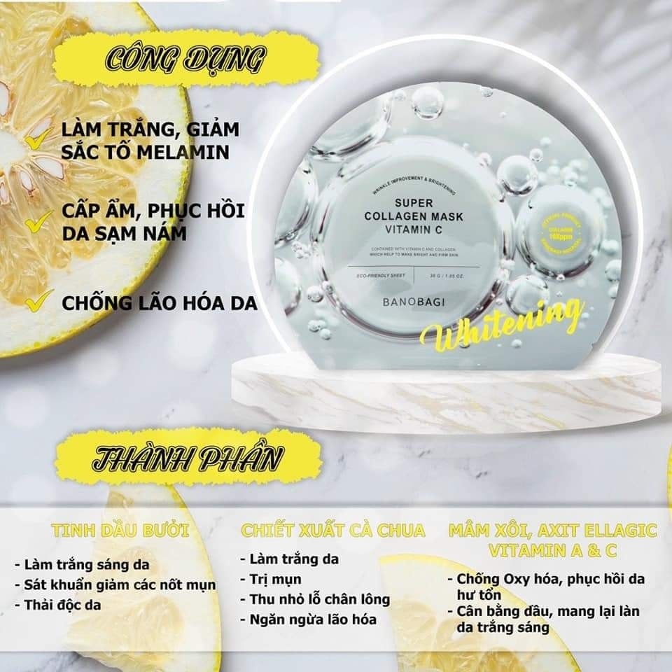 Mặt Nạ Banobagi Super Collagen Mask Vitamin C 30g