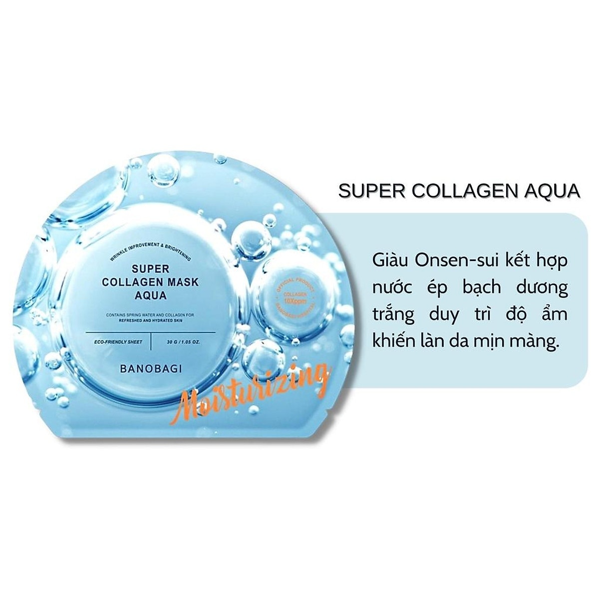 Mặt Nạ Banobagi Super Collagen Mask Aqua 30g