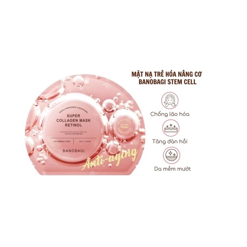 Mặt Nạ Banobagi Super Collagen Mask Retinol 30g