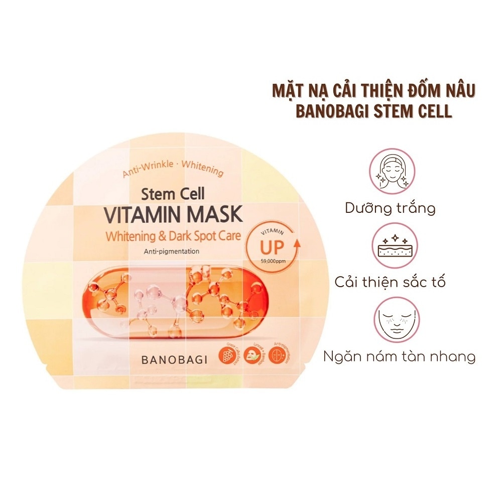 Banobagi Stem Cell Vitamin Mask Whitening & Dark Spot Care 30g