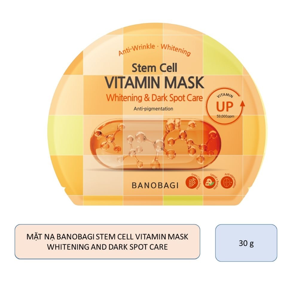 Banobagi Stem Cell Vitamin Mask Whitening & Dark Spot Care 30g