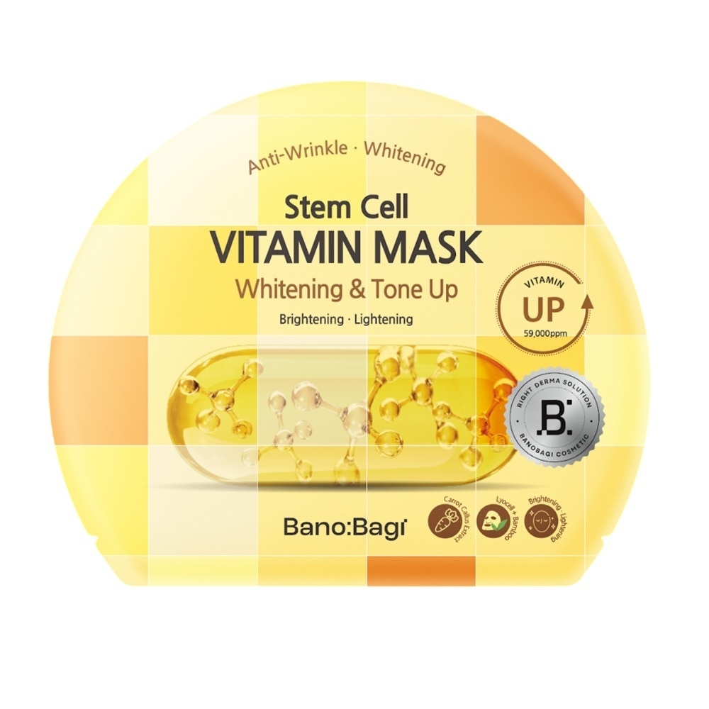 Mặt Nạ Banobagi Stem Cell Vitamin Mask Whitening & Tone-Up 30g