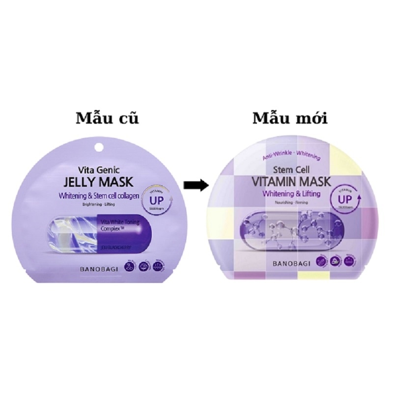 Mặt Nạ Banobagi Stem Cell Vitamin Mask Whitening & Lifting 30g