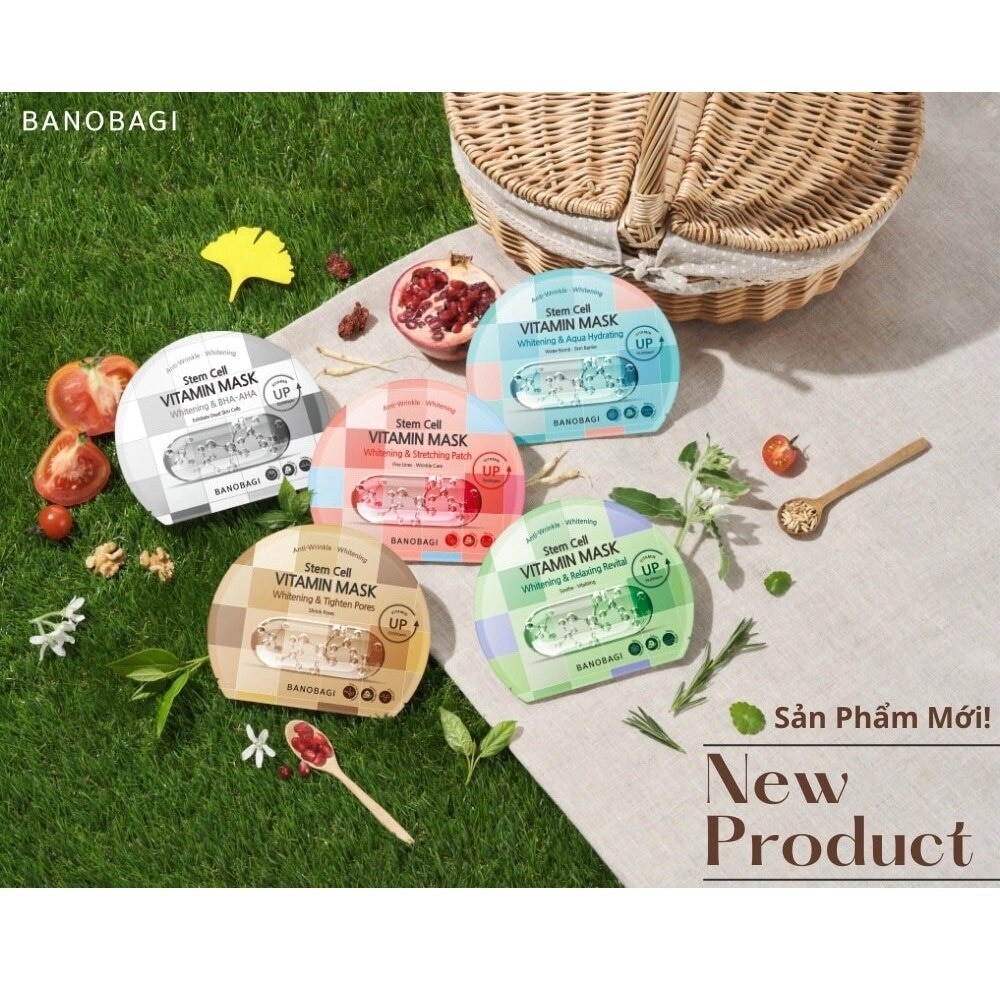 Banobagi Stem Cell Vitamin Mask Whitening and BHA-AHA 30g