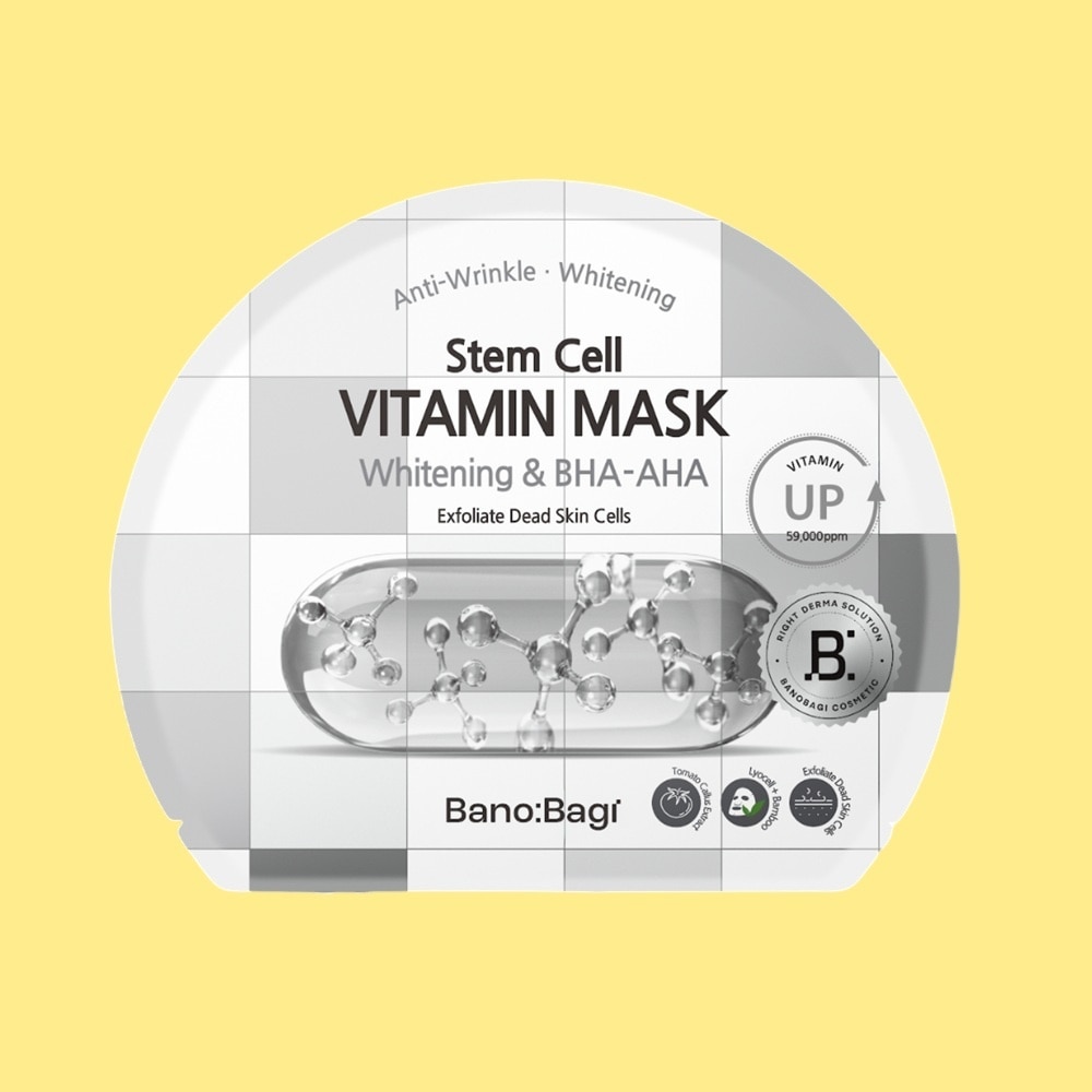 Mặt Nạ Banobagi Stem Cell Vitamin Mask Whitening and BHA-AHA 30g