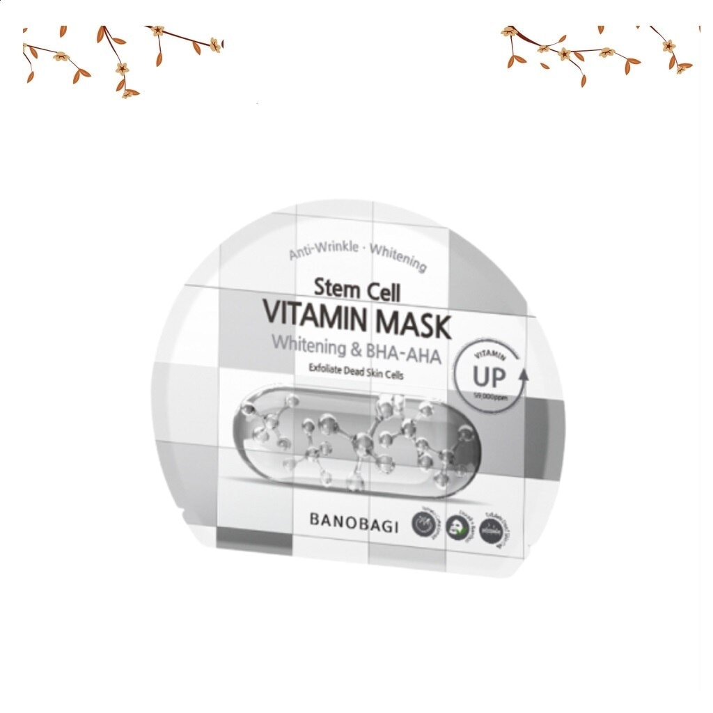 Banobagi Stem Cell Vitamin Mask Whitening and BHA-AHA 30g