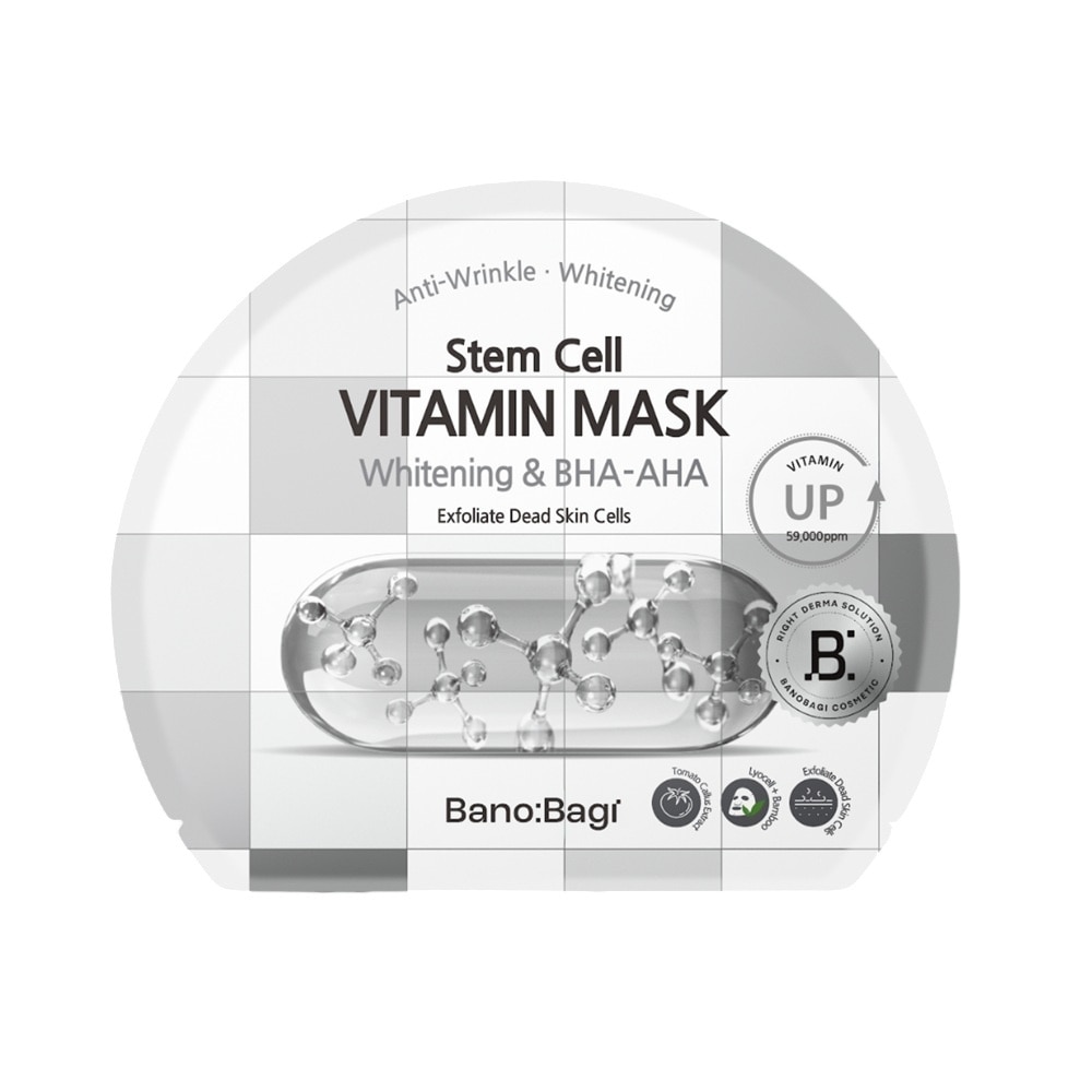 Mặt Nạ Banobagi Stem Cell Vitamin Mask Whitening and BHA-AHA 30g
