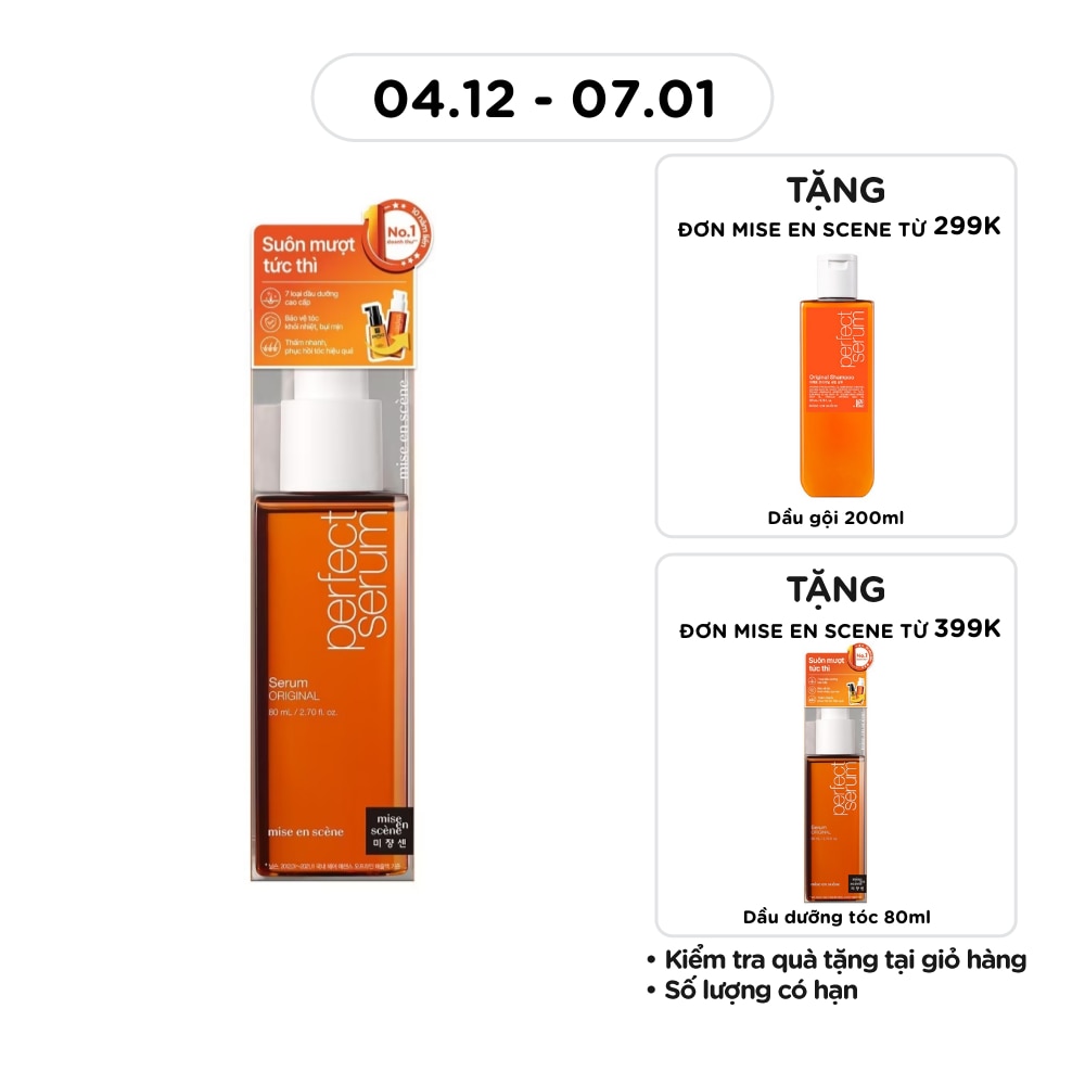 Dầu Dưỡng Tóc mise en scène Perfect Serum Original 80ml