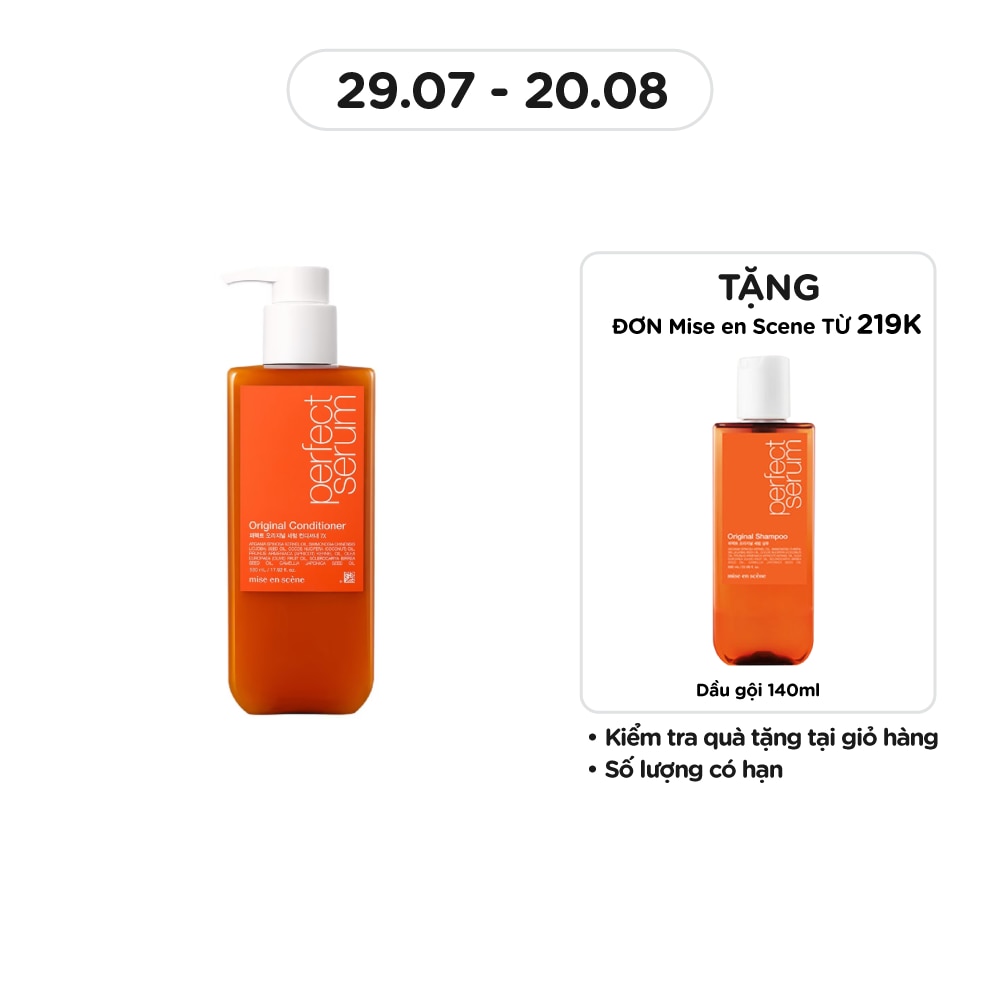 Dầu Xả mise en scène Perfect Serum Original 530ml
