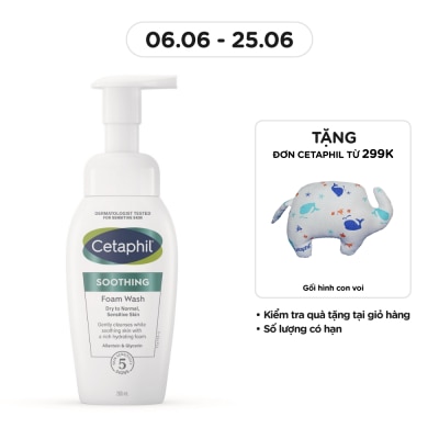 CETAPHIL Sữa Rửa Mặt Dạng Bọt Siêu Mịn Làm Dịu Da Nhạy Cảm Cetaphil Soothing Foam Wash 200ml