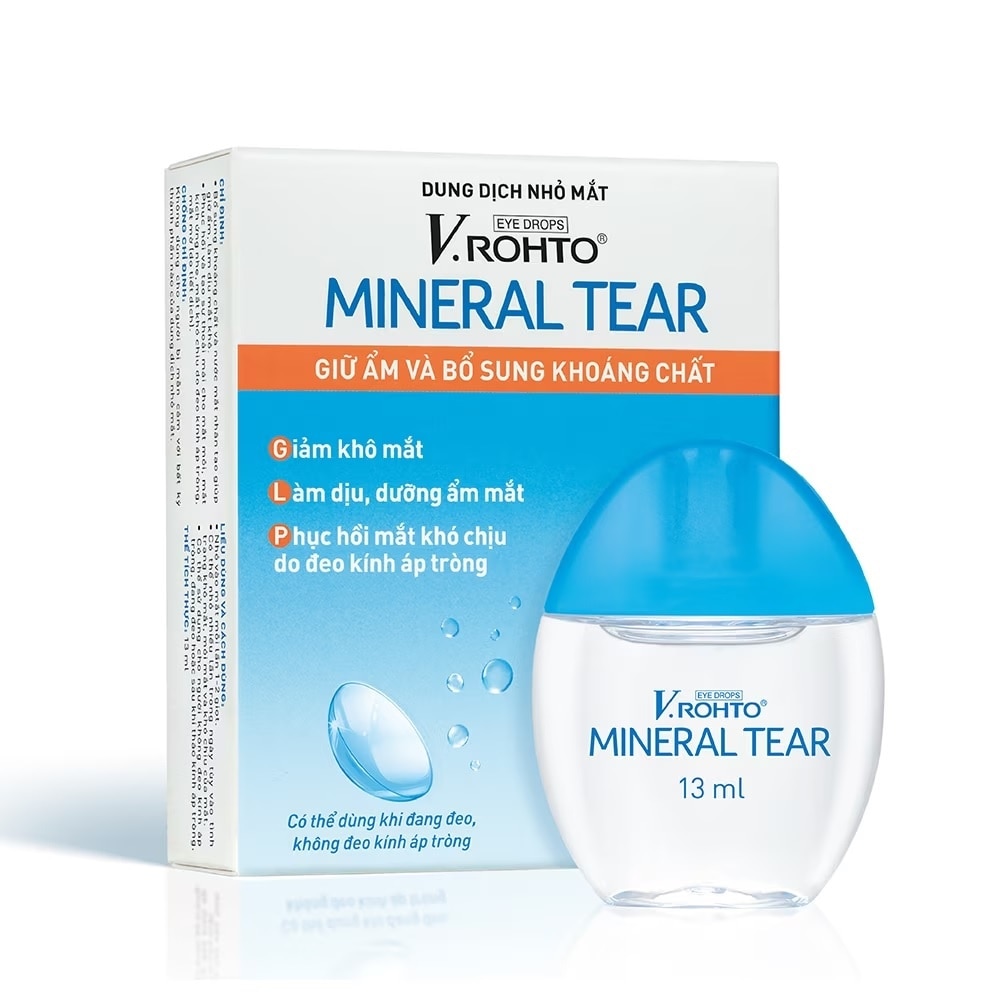 Dung dịch nhỏ mắt V.Rohto Mineral Tear 13ml