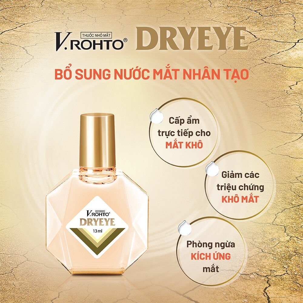 Dung Dịch Nhỏ Mắt V.Rohto Dryeye 13ml