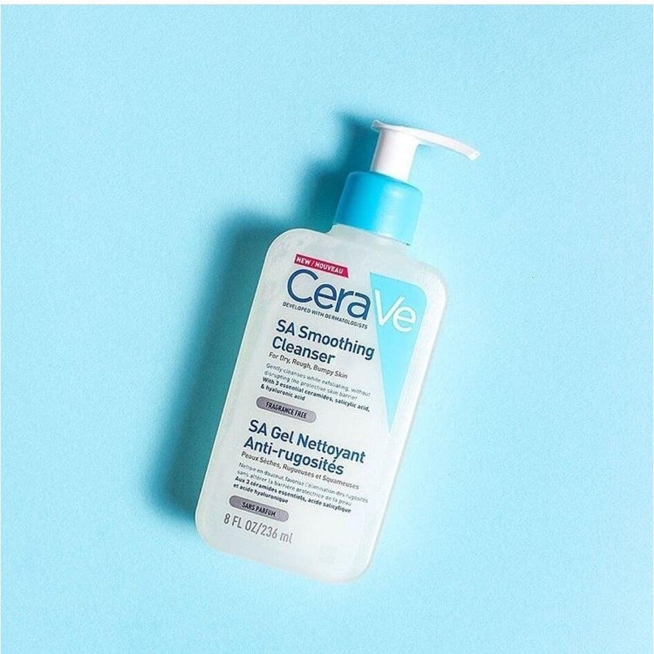 Sữa Rửa Mặt CeraVe SA Smoothing Cleanser Làm Sạch Dịu Nhẹ 236ml