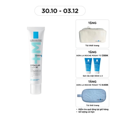 LA ROCHE POSAY Kem Dưỡng Giảm Mụn La Roche Posay Effaclar Duo+M 40ml