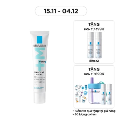 LA ROCHE POSAY Kem Dưỡng Giảm Mụn La Roche Posay Effaclar Duo+M 40ml