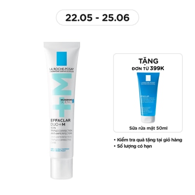 LA ROCHE POSAY Kem Dưỡng Giảm Mụn La Roche Posay Effaclar Duo+M 40ml