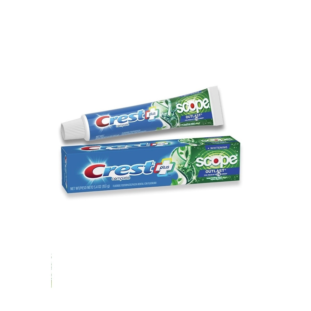 Kem Đánh Răng Crest Complete Scope Outlast Fluoride 153g