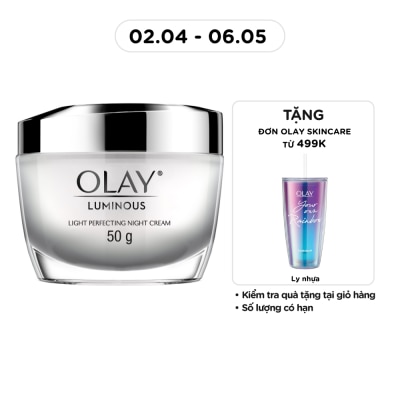 OLAY - Kem Dưỡng Ban Đêm Olay Luminous Light Perfecting Night Cream 50g