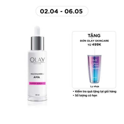 OLAY - Tinh Chất Olay Luminous Niacinamide + AHA Super Serum 30ml
