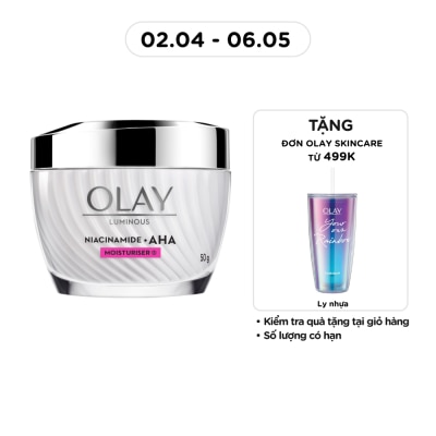 OLAY - Kem Dưỡng Olay Luminous Niacinamide + AHA Moisturiser 50g