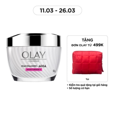 OLAY Luminous Niacinamide + AHA Moisturiser 50g