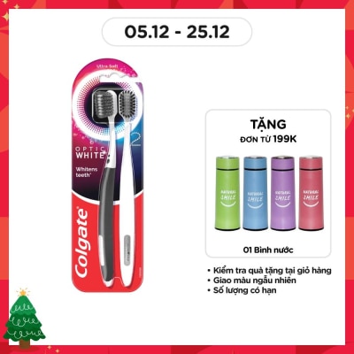 COLGATE Combo Toothbrush Optic White 2pcs