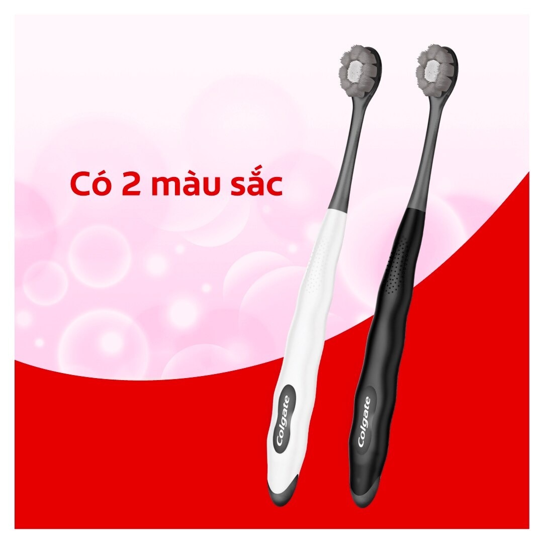 Combo Toothbrush Gentle Cushion Clean Charcoal 2pcs