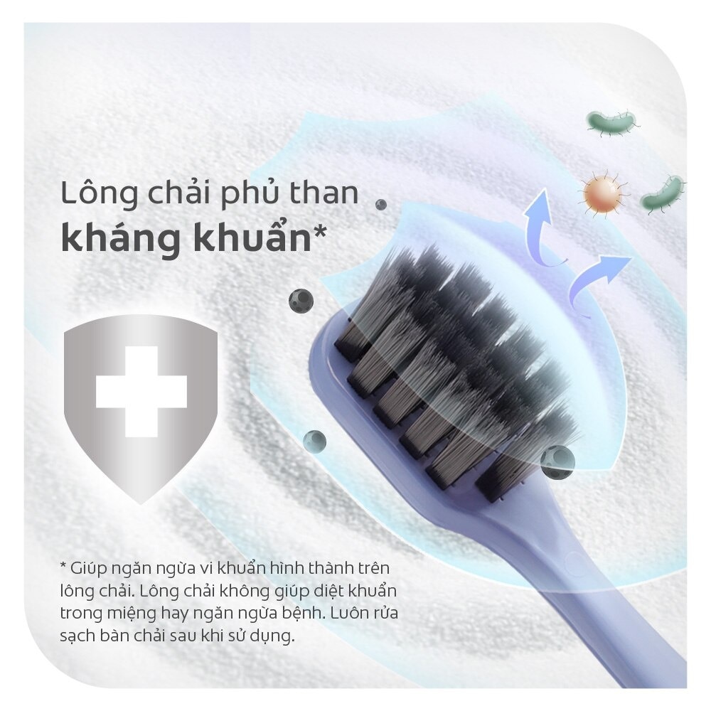 Combo Toothbrush Gentle Charcoal 3pcs