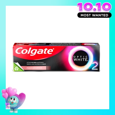 COLGATE Optic White O2 Peach Osmanthus Toothpaste 85g image