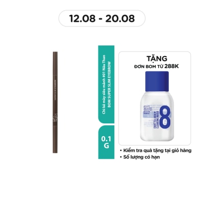 BOM Super Slim Eyebrown 0.1g .#01 Charcoal Brown