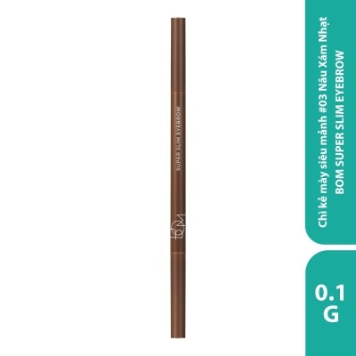 BOM Chì Kẻ Mày BOM Super Slim 0.1g .#03 Taupe Brown