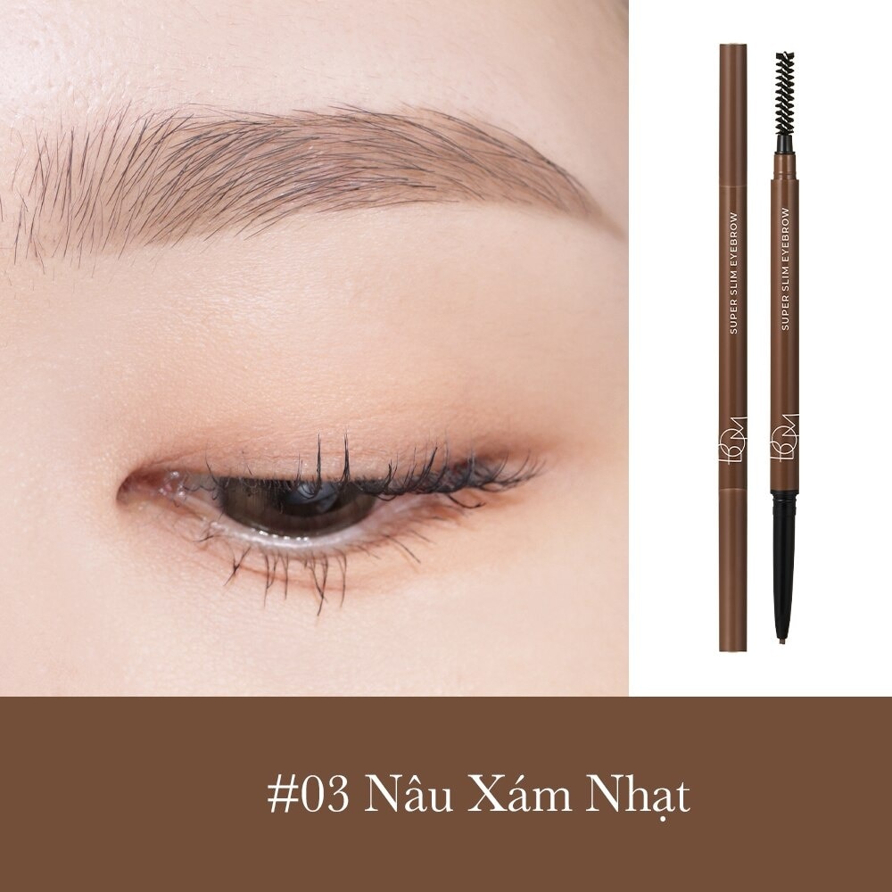 Chì Kẻ Mày BOM Super Slim 0.1g .#03 Taupe Brown