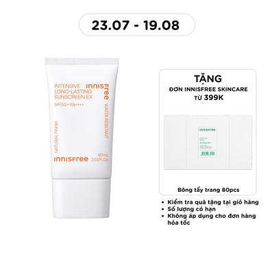 INNISFREE - Kem Chống Nắng Innisfree Intensive Long-Lasting Sunscreen EX SPF50+ PA++++ 60ml image