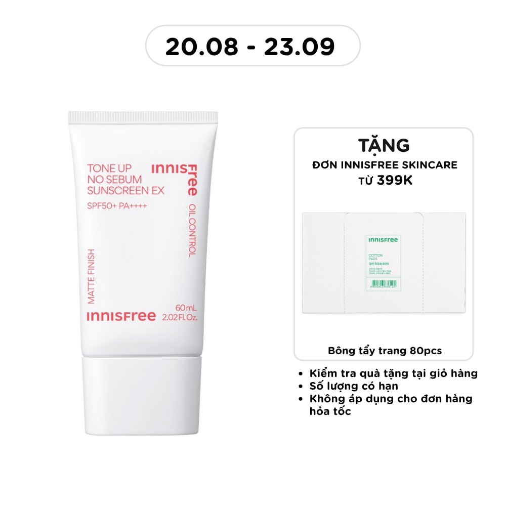 Tone Up No Sebum Sunscreen EX SPF 50+ PA++++ 60ml image
