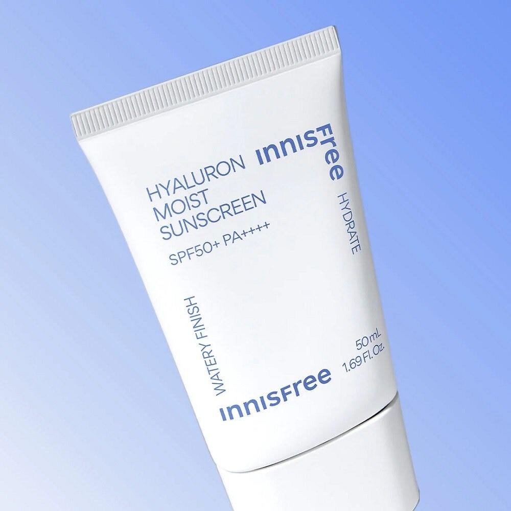 Kem Chống Nắng Innisfree Hyaluron Moist Sunscreen Essence Texture SPF50+ PA++++ 50ml