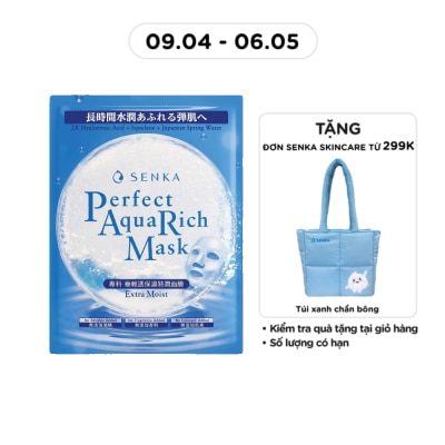 SENKA - Mặt Nạ Senka Perfect Aqua Rich Mask Extra Moist 21g