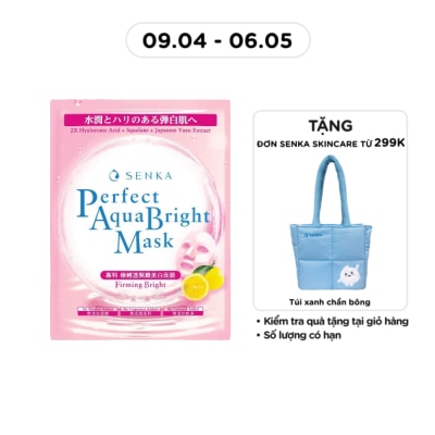 SENKA - Mặt Nạ Senka Perfect Aqua Bright Mask Firming Bright 21g