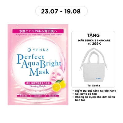 SENKA - Mặt Nạ Senka Perfect Aqua Bright Mask Firming Bright 21g image