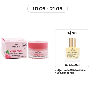 NUXE Son Dưỡng Nuxe Very Rose Lip Balm 15g