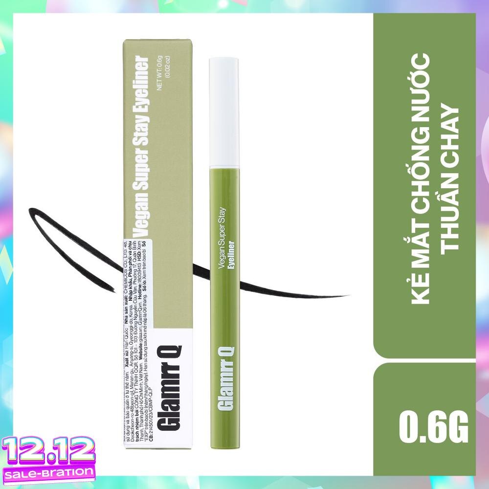 Kẻ Mắt Nước Glamrr Q Vegan Super Stay 0.6g