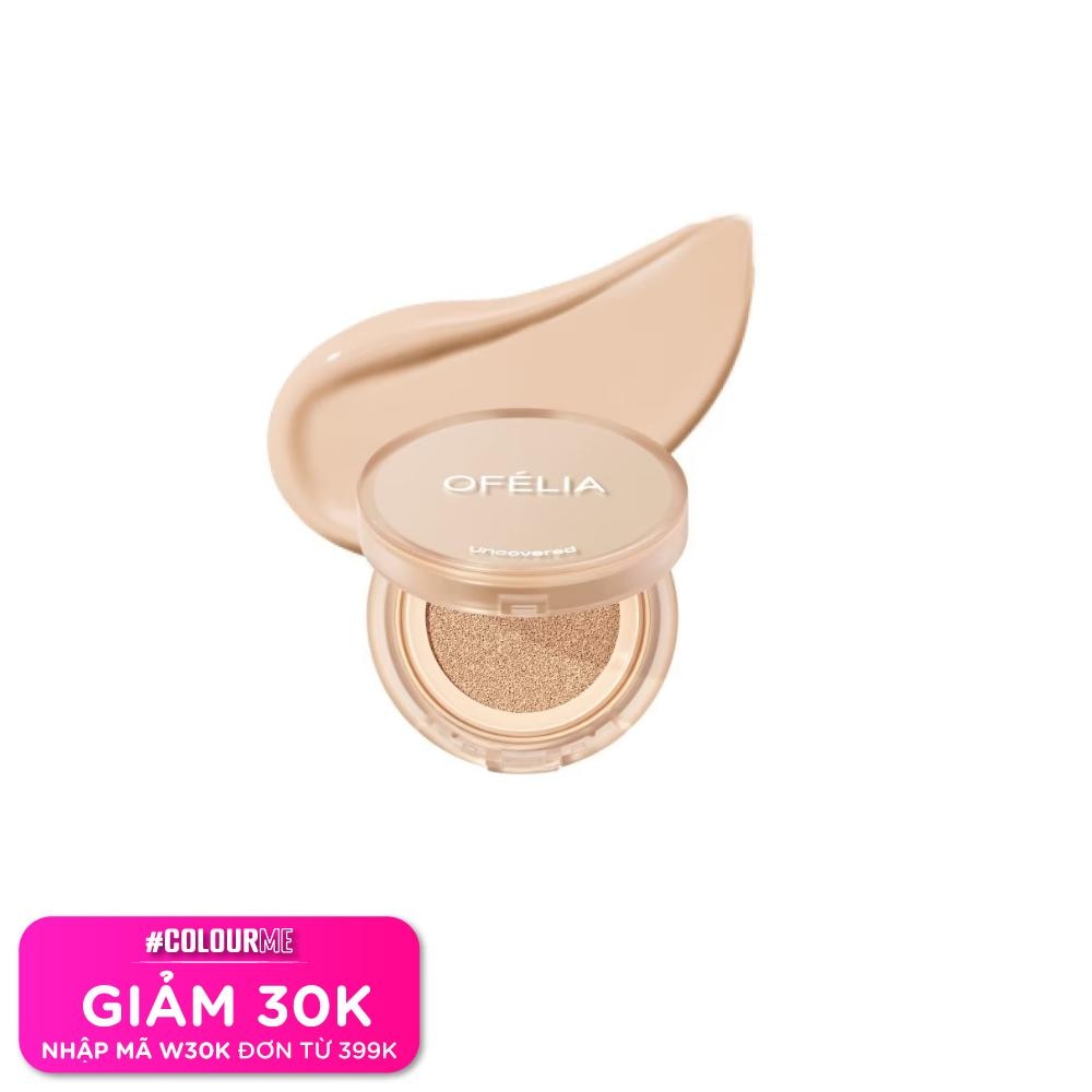 Phấn Nước Ofélia Uncovered Longwear Cushion 12g .#2.5 Medium Beige