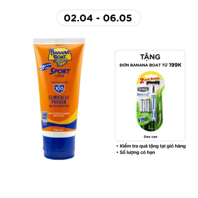 BANANA BOAT - Sport Sunscreen Lotion SPF100 PA++++ 90ml