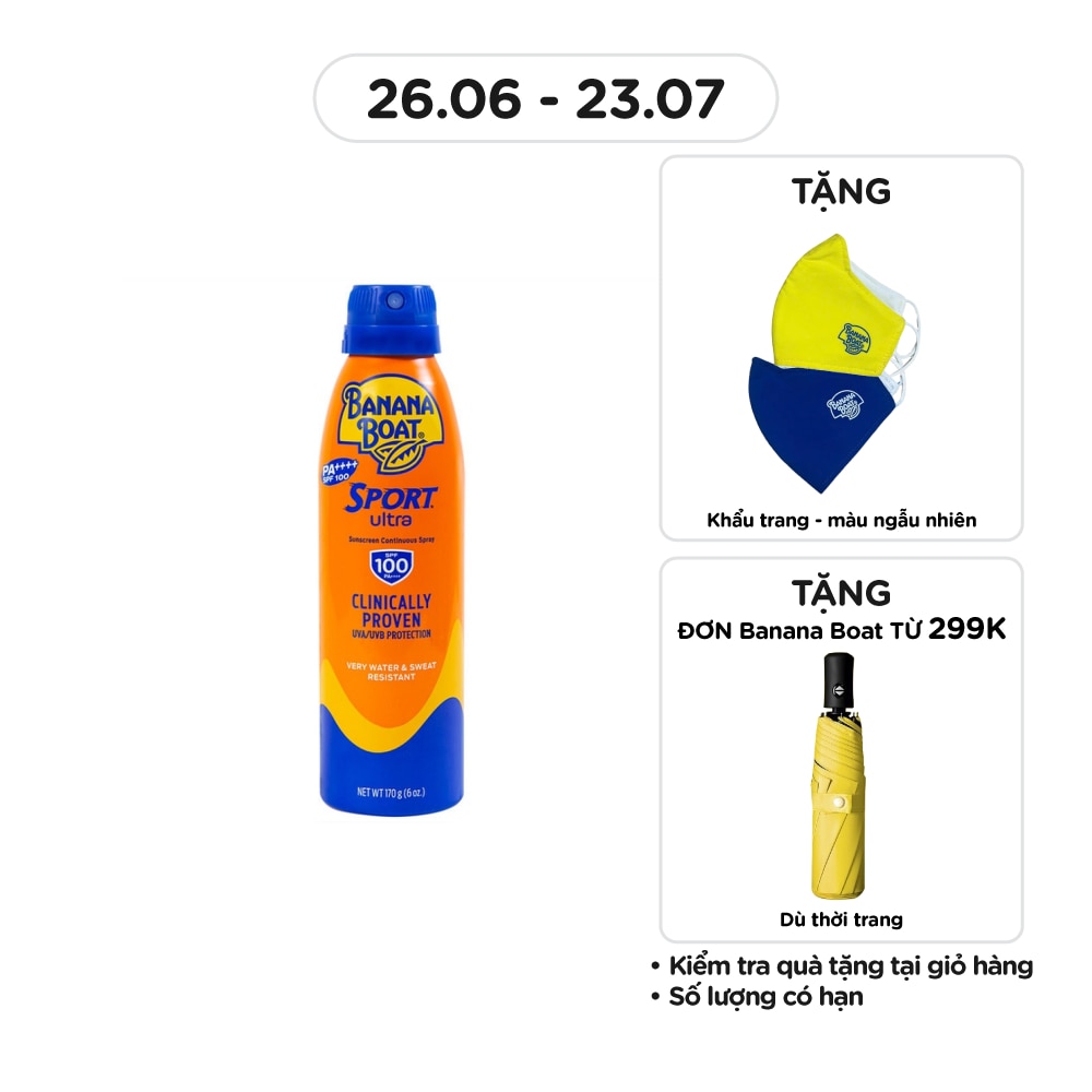 Sport Ultra Sunscreen Continuous Spray SPF100 PA+++ 170g