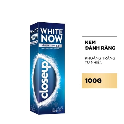 CLOSEUP Kem Đánh Răng Closeup White Now Với Khoáng Trắng Tự Nhiên 100g