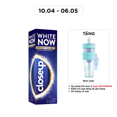 CLOSEUP - Kem Đánh Răng Closeup White Now Với Tinh Thể Blue Sapphire 100g
