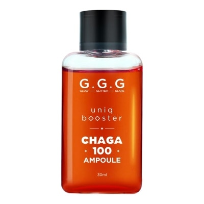 GGG Tinh Chất GGG Uniq Booster Chaga 100 Ampoule Từ Nấm Chaga Phục Hồi, Làm Dịu & Cấp Ẩm 30ml