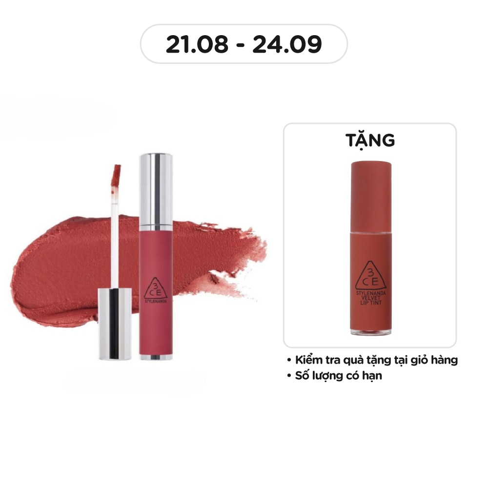 Hazy Lip Clay 4g .#Cherry Fluff
